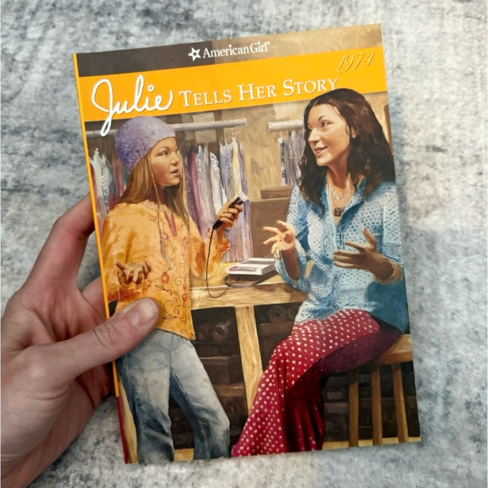 American Girl “Julie tells her Story” softcover book
